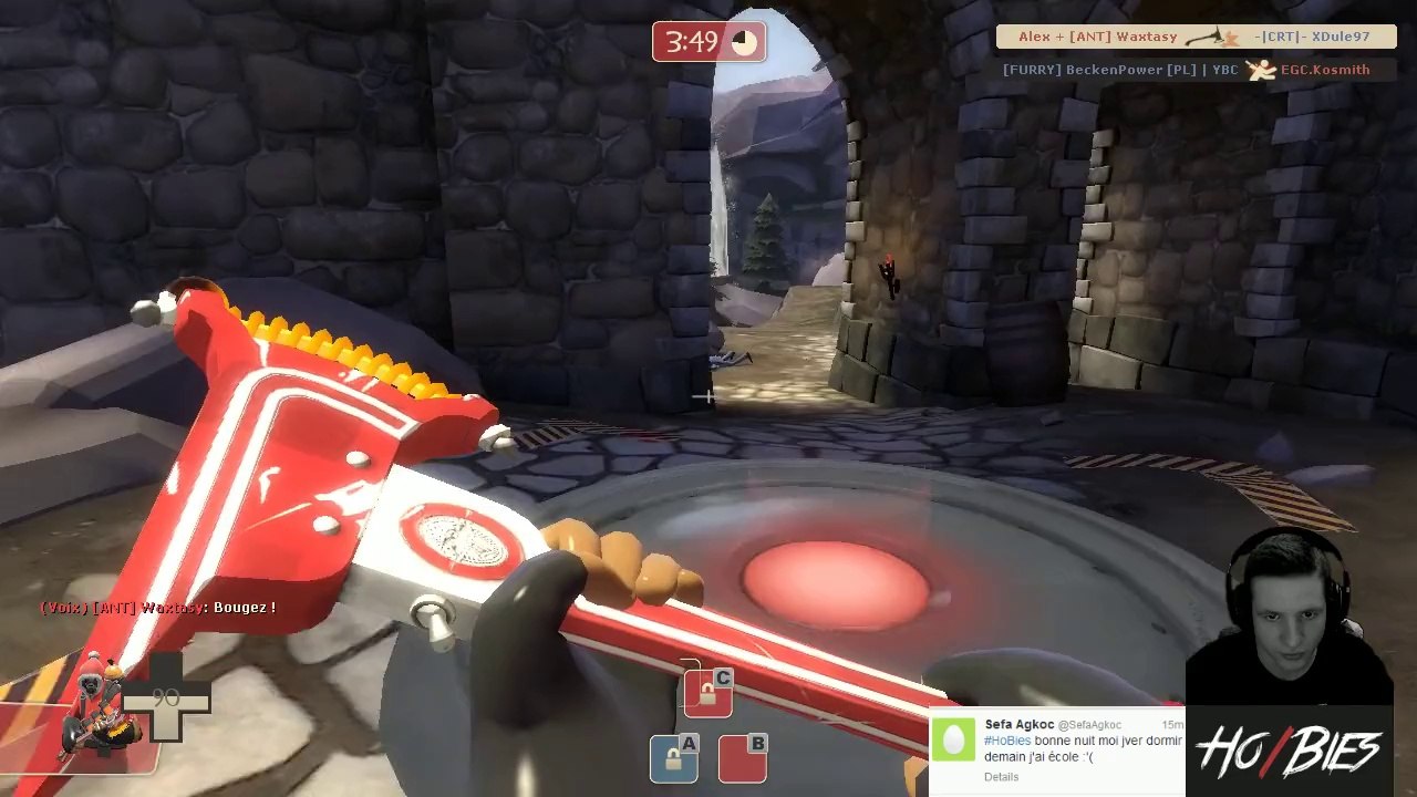 Alex sur le médiéval de TF2 + Chante