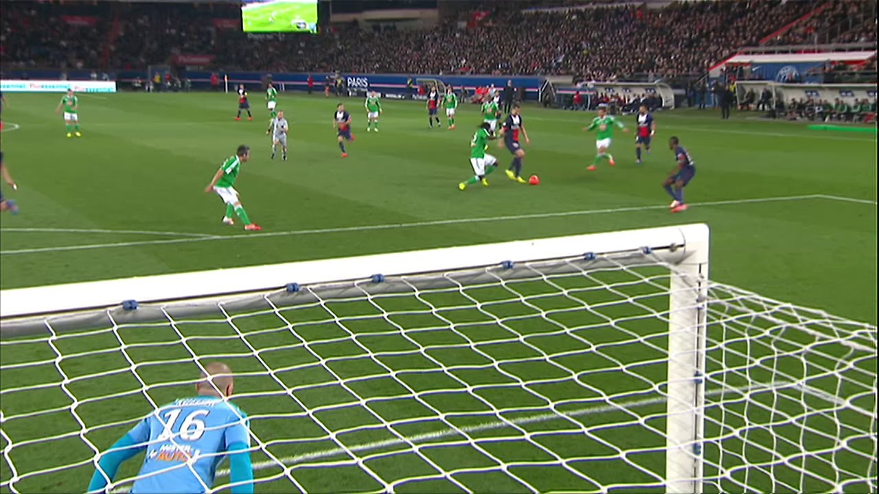 But Zlatan IBRAHIMOVIC (14ème) - Paris Saint-Germain - AS Saint-Etienne - (2-0) - 16/03/14 - (PSG-ASSE)