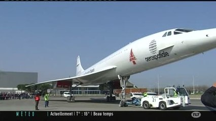 Le chantier du musée Aeroscopia acceuille un Concorde