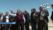 محافظ سوهاج يستقبل وزير الري ويقومان بزيارة تفقدية لمخرات السيول
