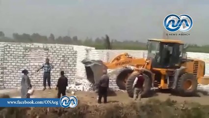 ازالة 42 حالة تعدي على الأراضي الزراعية بمحافظة المنيا