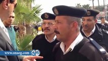 مساعد وزير الداخلية لأمن الأسكندرية يكرم المتميزين فى العمل اثناء جولته