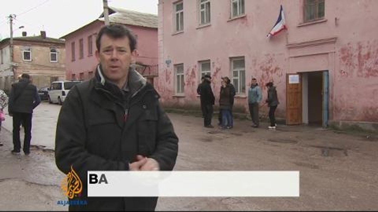 Tatars boycott Crimea referendum