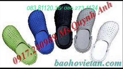 Dép chống tĩnh điện dùng trong phòng sạch Việt An mẫu mã đa dạng giá rẻ