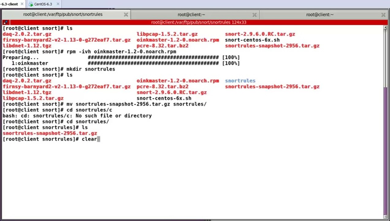 Snort - NIDS on CentOS 6.5 - part 1-_4 - YouTube