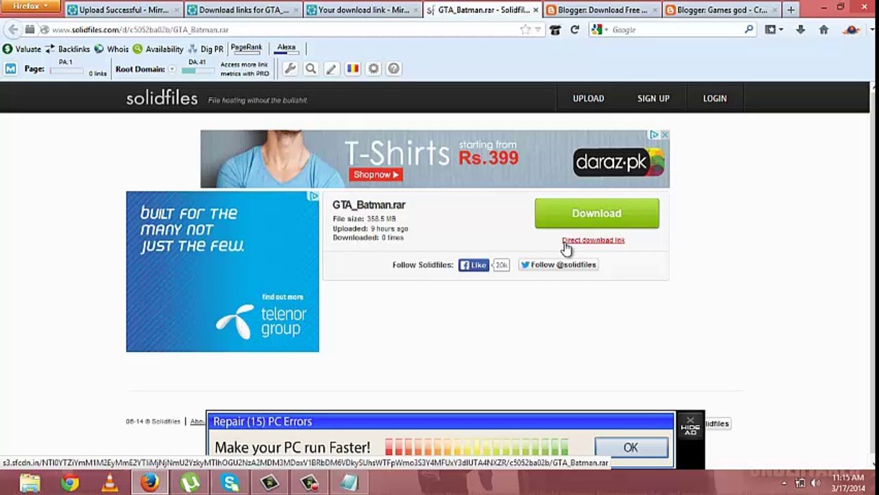 how to download games from solidfiles - video Dailymotion