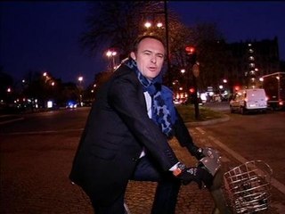 Circulation alternée en Ile-de-France: Christophe Delay à vélo - 17/03