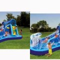 Banzai Surf N' Splash Inflatable Water Park Review!