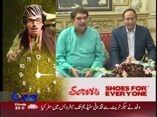 Raza Murad enjoys his trip to Lahore