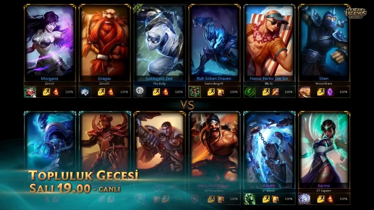 17-23 Mart Haftası LoL TV Yayın Akışı