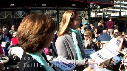 Les équipes du Maire sortant Laurent Lafon battent le pavé sur le marché à Vincennes