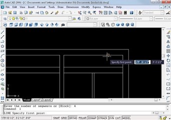 How to make window in autocad 23 ohd