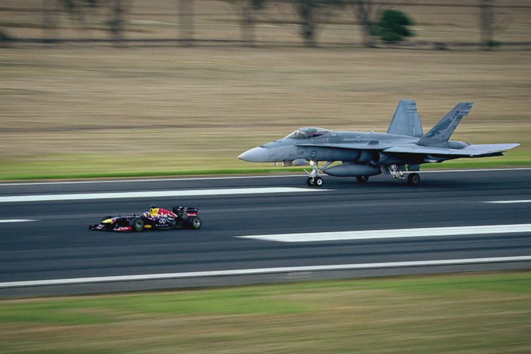 The Infiniti Red Bull Racing vs F/A-18 Hornet - Formula 1