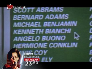 "KOPYA CİNAYETLER" 13 Aralık Perşembe akşamı saat 23:50'de Kanaltürk Sinema kuşağında...