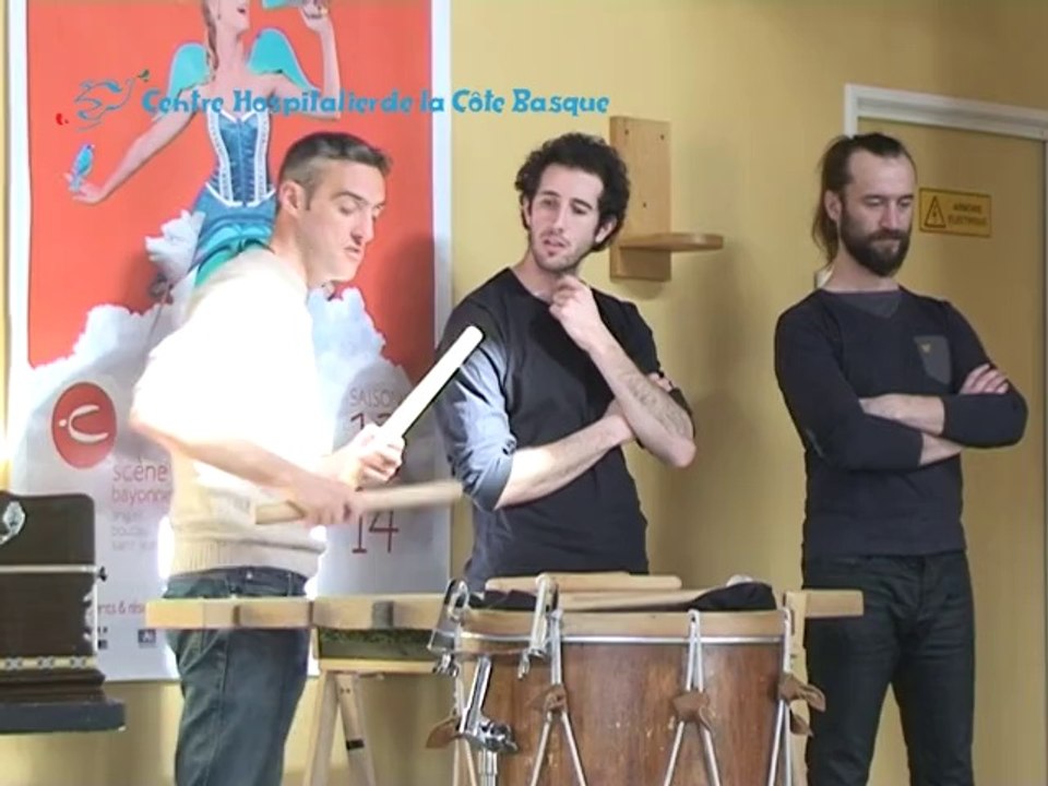 Echappée musicale avec Kalakan au Centre Hospitalier de la Côte Basque