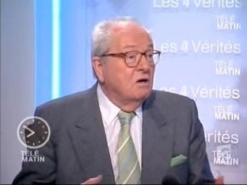 JM Le Pen : Emission "Les 4 Vérités"