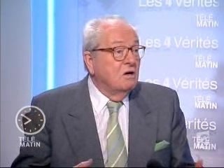 JM Le Pen : Emission "Les 4 Vérités"