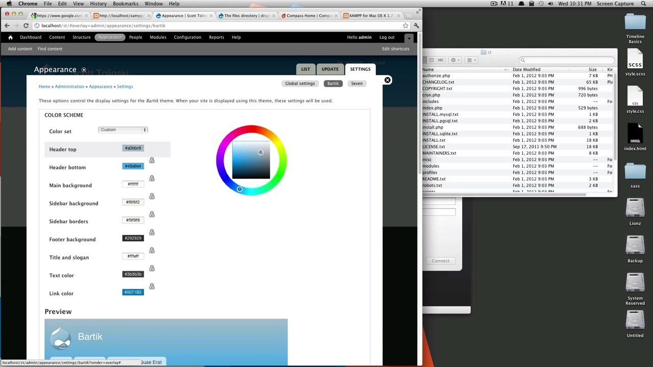 Drupal Tutorials #2 - The Admin Bar Part 1