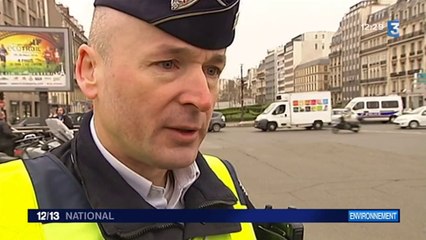 Circulation alternée à Paris : premier bilan à la mi-journée