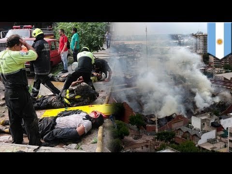 Nine firefighters killed in Argentina warehouse fire