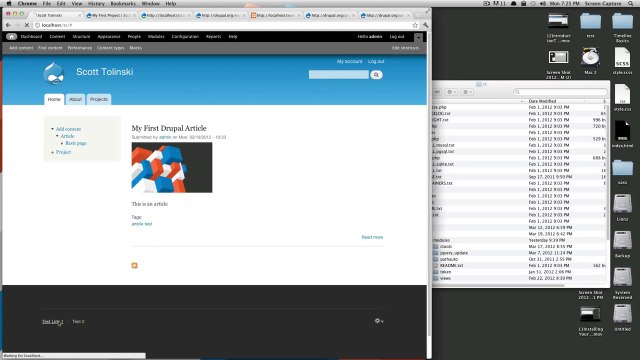 Drupal Tutorials #15 - Creating a Menu and Adding Menu Items