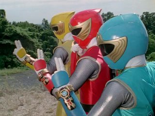 abaranger vs Hurricanger Team Up Henshin