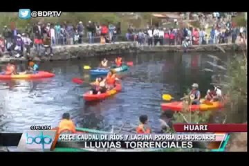 Amenaza por desborde de ríos en el interior del país tras lluvias torrenciales