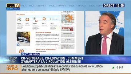 Culture Geek: Co-voiturage, co-location, comment s'adapter à la circulation alternée ? - 17/03