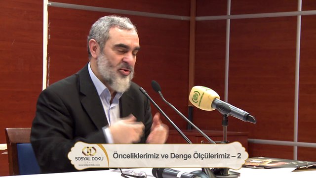 2) Önceliklerimiz ve Denge Ölçülerimiz (2) - Nureddin YILDIZ - İnsani Yardım Vakfı-Sosyal Doku Vakfı