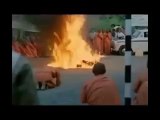 tibetan monk burns himself-to-death made very made