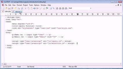 021 - Attribute selectors jquery