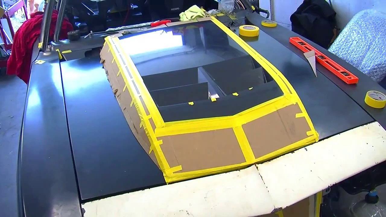 1969 Camaro "Lou's Change" Custom Hood Fabrication Video V8TV