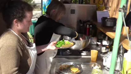 Retour de la Charrette du Potager et de Tata Coffee au Verney