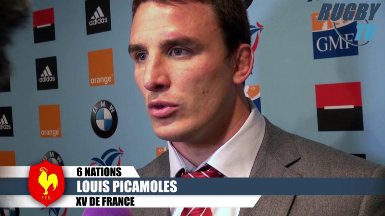 XV DE FRANCE 6 Nations apres match Machenaud-Bastareaud-Picamoles