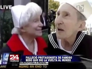 El adiós al protagonista de histórico beso de la Segunda Guerra Mundial