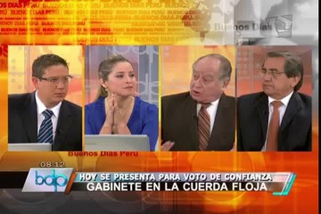 "Creer que con voto de confianza Gabinete tendrá estabilidad es una ceguera total"