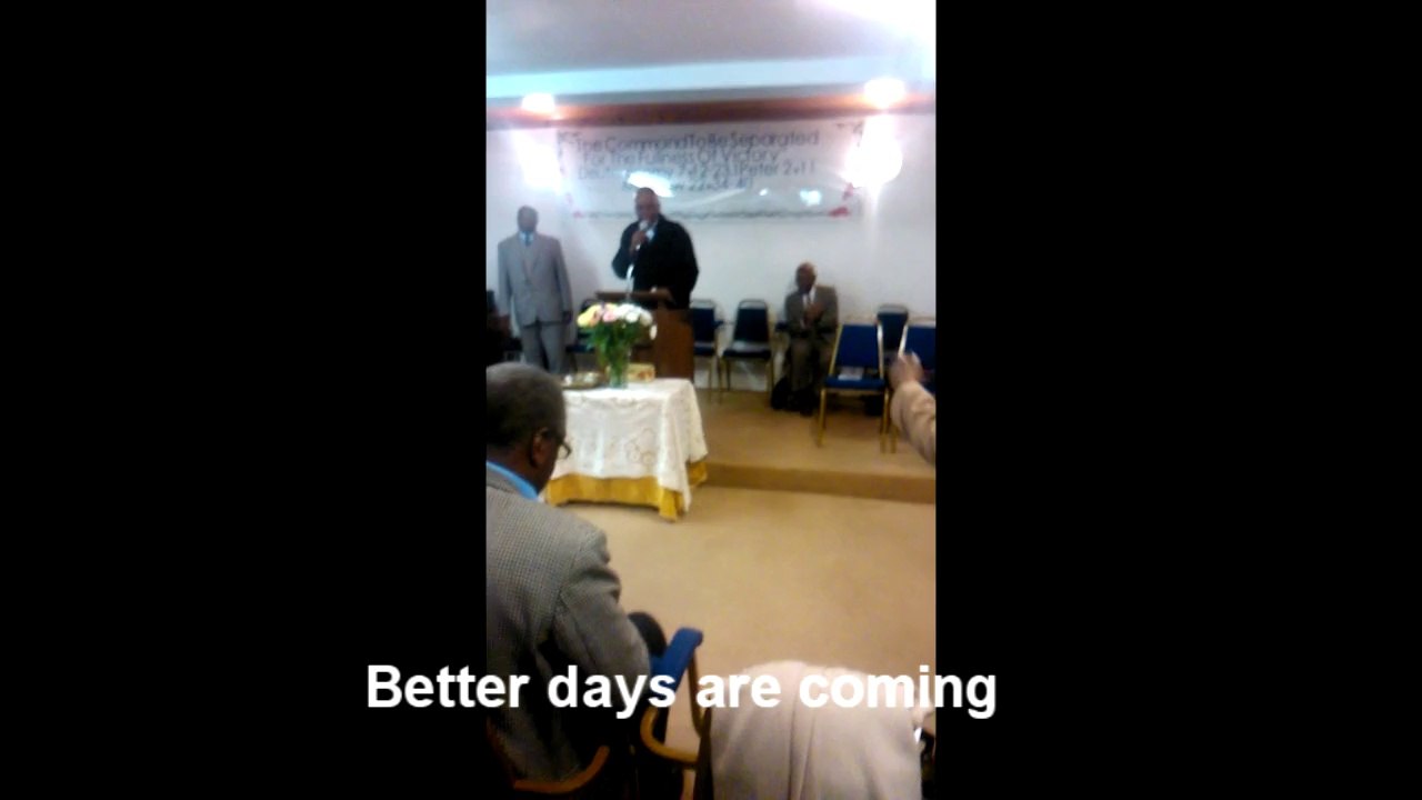 Better Days Are Coming