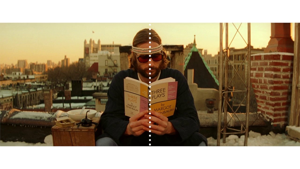 Wes Anderson - Symétrie des scènes