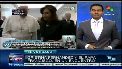 La presidenta Fernández se reúne con el Papa en el Vaticano
