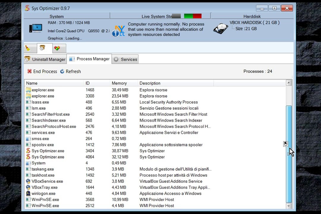 Sys Optimizer v.0.9.7+portable-Eng