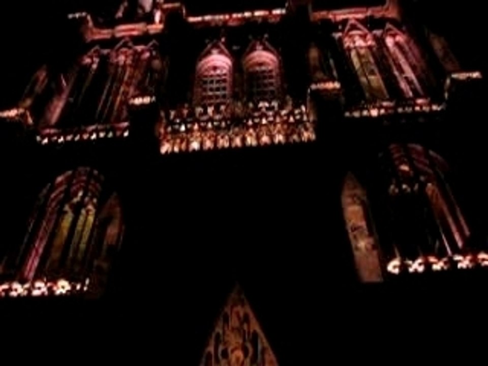 illumination à la cathédrale