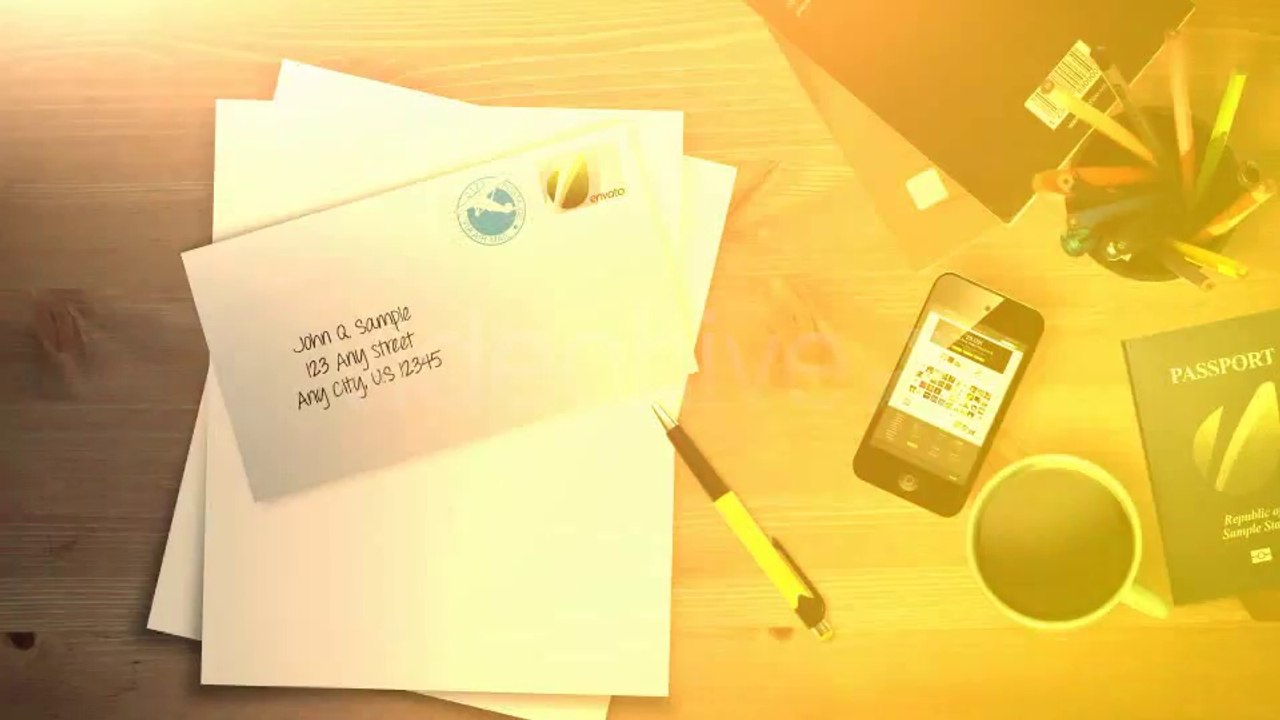 Letter Project - After Effects Template