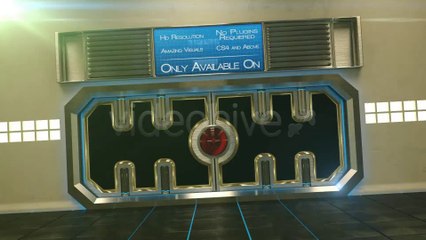 Futuristic Gate Logo Reveal - After Effects Template