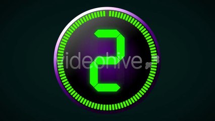 LCD Countdown After Effects Template