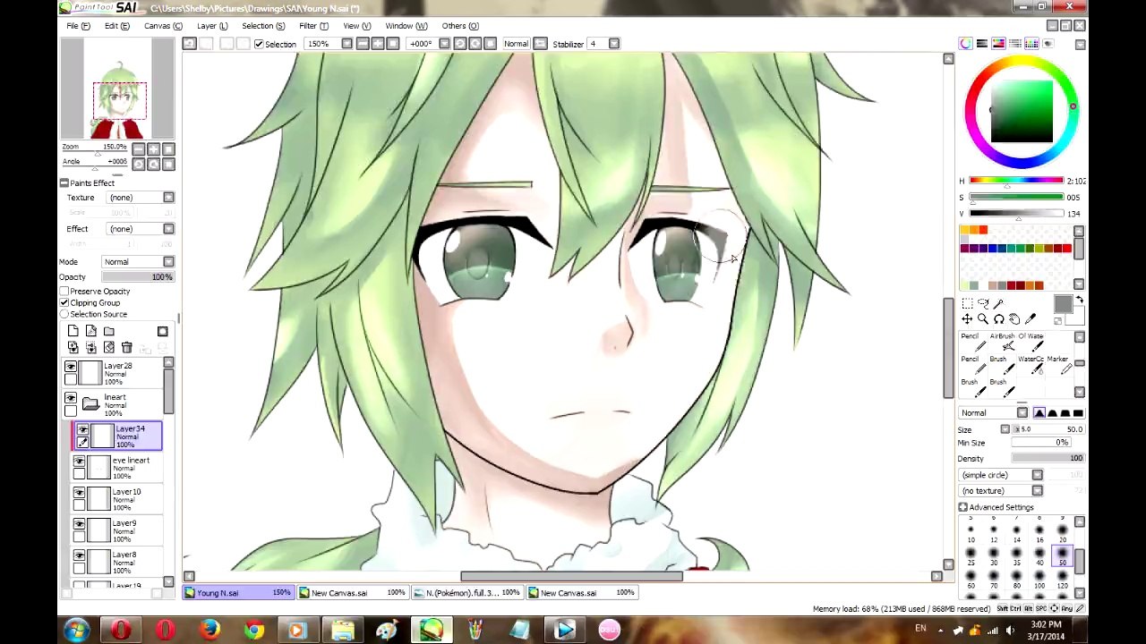 Speedpaint - N
