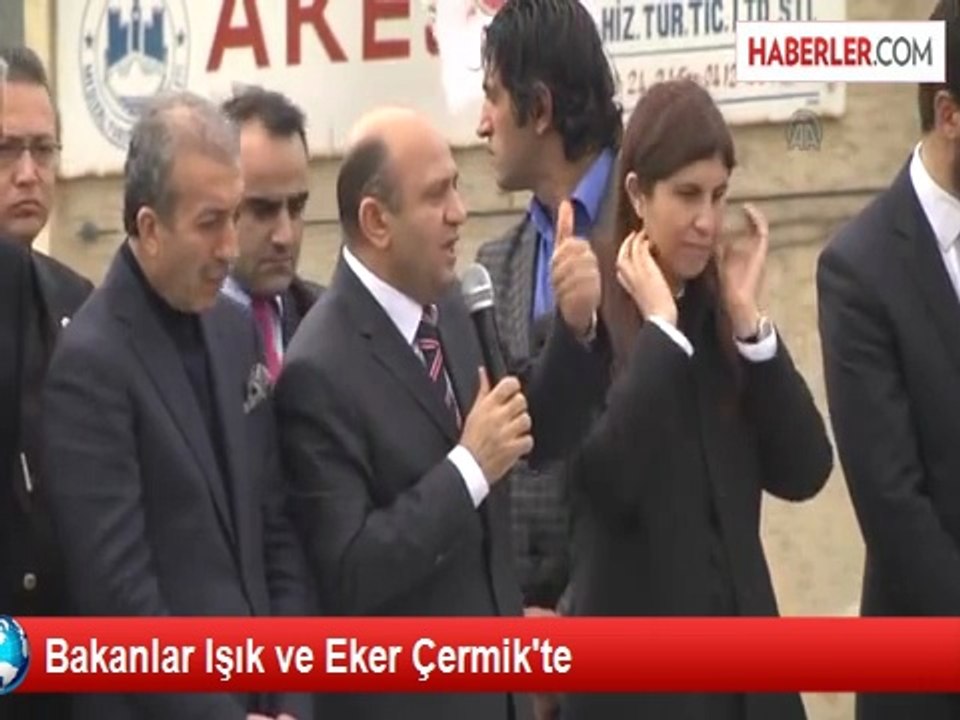 Bakanlar Işık ve Eker Çermik'te