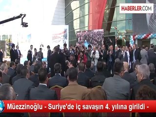 Müezzinoğlu - Suriye'de iç savaşın 4. yılına girildi -
