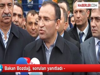 Bakan Bozdağ, soruları yanıtladı -