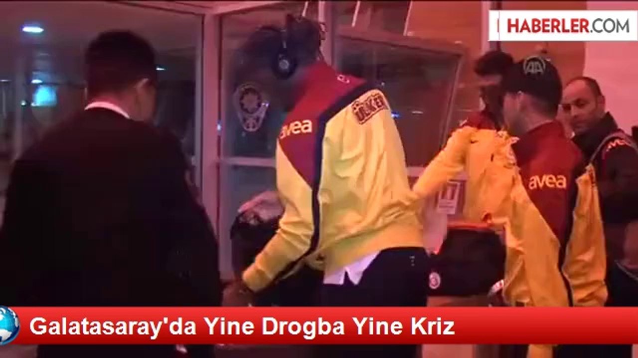 Galatasaray'da Yine Drogba Yine Kriz