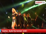 Hadise, Aydın'da konser verdi -